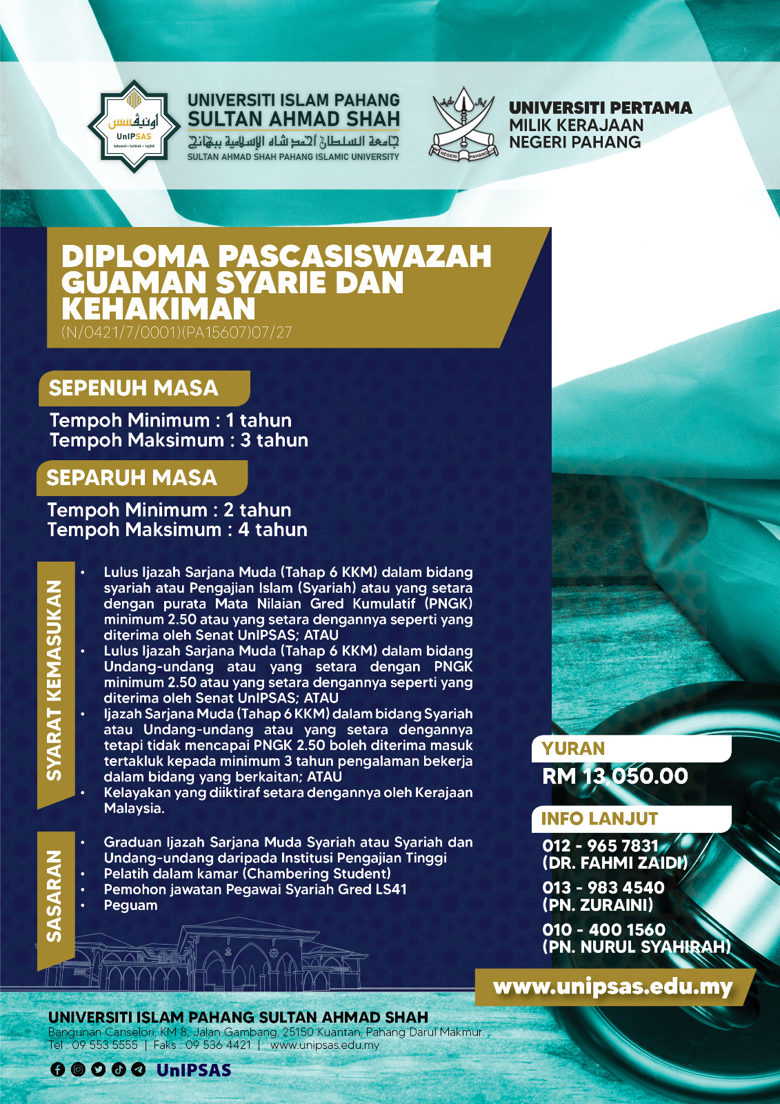 DIPLOMA PASCASISWAZAH 2023